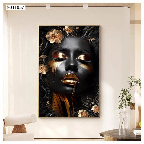 Portrait peinture sur toile mur Art affiche impression pour salon décor à la maison peintures en cristal