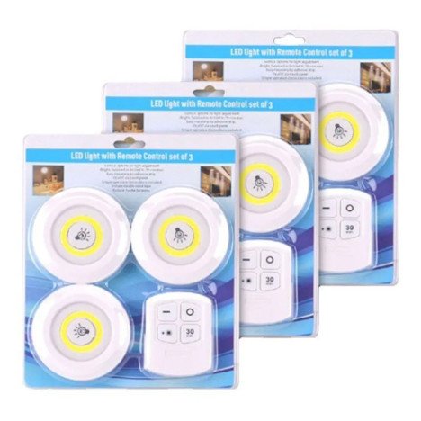 Veilleuse moderne à LED COB transfrontalière avec télécommande et variateur d'intensité pour chevet, allaitement et armoire de chambre