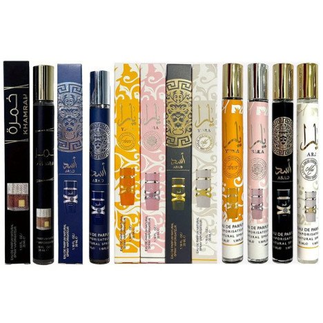 Parfum Arabe en Gros de Haute Qualité, Original de Dubaï, Mini Tube d'Essai 35ml pour Femme, Écologique, Spray Longue Durée
