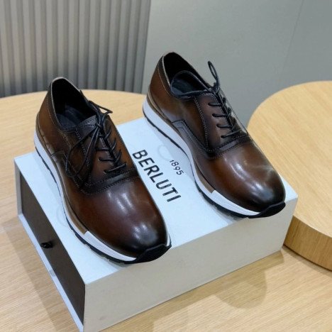 FOURNISSEUR GROSSISTE ADJAME👞 BERLUTI Souliers Homme Luxe en Cuir Premium – Collection Grossiste