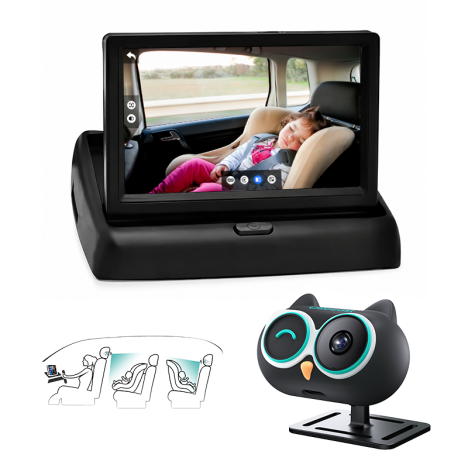FOURNISSEUR EN CHINE Caméra de surveillance électronique pour bébé OTTOCAST 1080P avec garantie d'un an pour une conduite sécurisée, accessoire automobile
