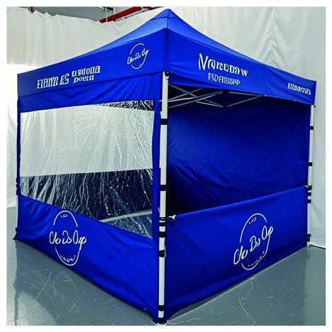 Tentes d'Exposition en Aluminium avec Auvent, Affichage Personnalisé, Logo Imprimé, Pliantes Pop-up