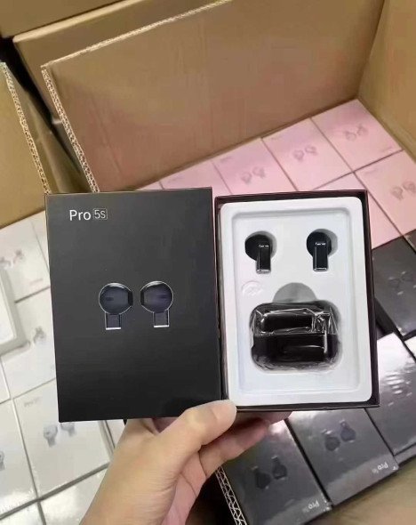 FOURNISSEUR CHINE Écouteurs sans Fil True Wireless Pro5s avec Logo OEM Usine Pro5S Max, Casque Stéréo sans Fil TWS HIFI Intra-auriculaire, Casque de Jeu Pro5s