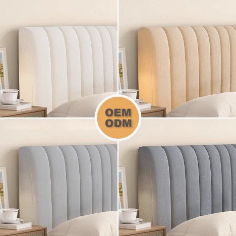 🛏️ Housse de Tête de Lit Élastique & Matelassée – Luxe & Protection