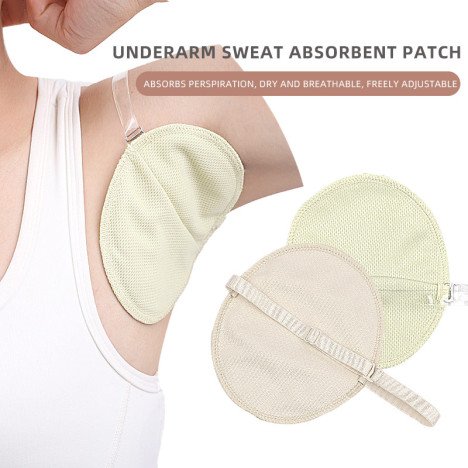 FOURNISSEUR CHINE🧺 Protections Anti-Transpiration Réutilisables pour Aisselles, Lavables et Absorbantes avec Sangle d'Épaule