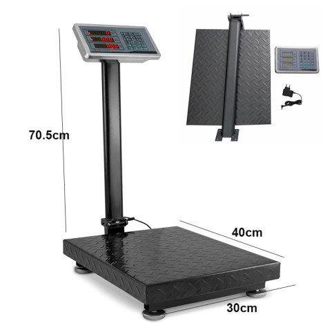 FOURNISSEUR À ADJAME  Balance de plateforme industrielle électronique numérique en acier pliable de 150 kg pour bagages, expédition, poste et usage commercial