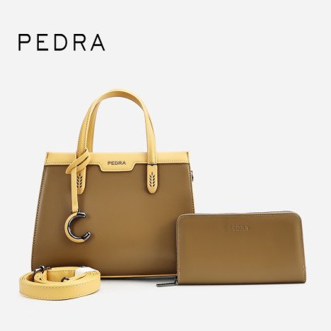 FOURNISSEUR GROSSISTE CHINE Ensemble Maroquinerie Femme PEDRA – Sac à Main Élégant & Portefeuille Assorti (Modèle 56966)