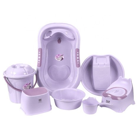 FOURNISSEUR EN CHINE Ensemble de bain pour bébé en gros, 7 pièces, ensemble de baignoire pour bébé, ensemble de bassin pour bébé