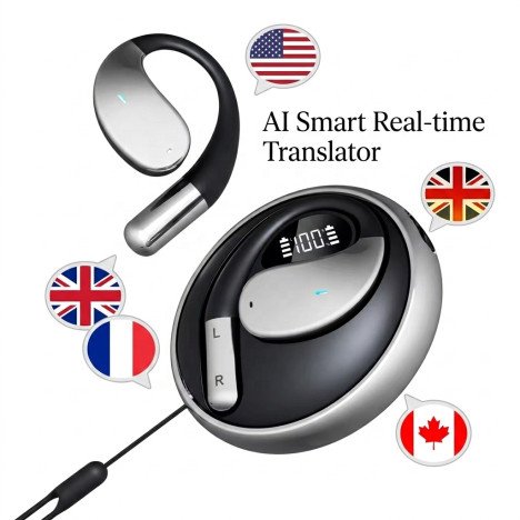 GROSSISTE CHINE Écouteurs Traducteurs IA Bluetooth – Vente en Gros