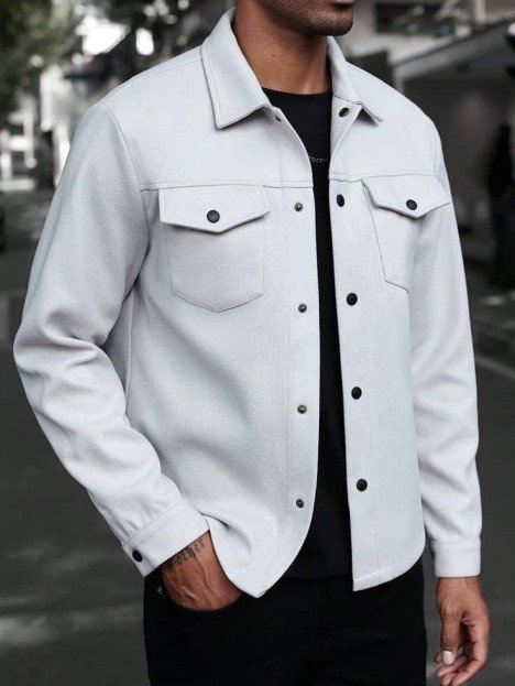 🧥 Veste Surchemise Homme de luxe – Collection Turquie